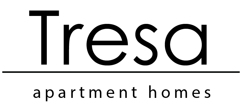 Tresa Apartment Homes Black Text Logo